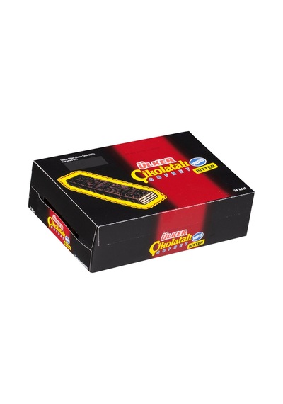 Ülker Çikolatalı Gofret Bitter 36 G - Çıtır Gofret, Nefis Bitter Çikolata Tarı