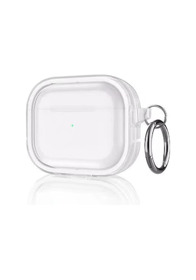 Movenchy Apple Uyumlu Airpods Pro 2 2.nesil Shiny Şeffaf Kılıf Glblseme - 74 - Beyaz