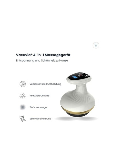 Nordicshape Masaj Aleti Cellusmooth - Selülit Azaltma İçin Isı Terapili Anti Selülit Vakum Masajı Altın