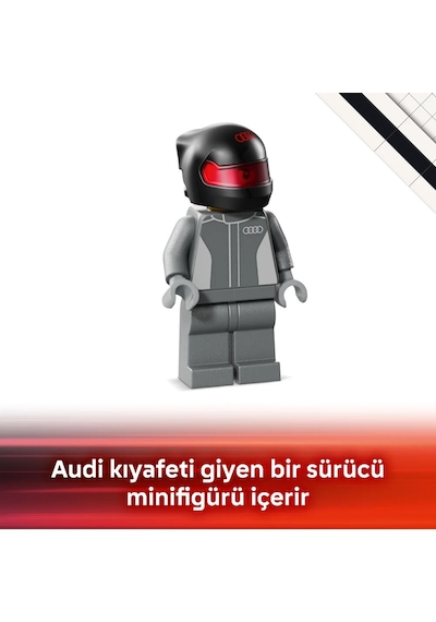 LEGO® Speed Champions Audi Revolut F1® Team R26 Yarış Arabası 77259 - 10 Yaş ve Üzeri Çocuklar için Oyuncak Yapım Seti (215 Parça)