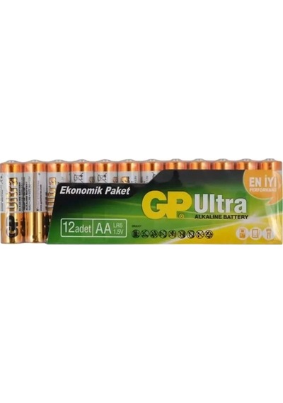 Gp Lr6 1.5v Ultra Alkalin 12 Li Kalem Pil
