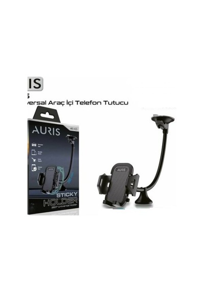 Telefonluk Vantuzlu Spiralli Aurıs Holder Üniversal Siyah Çoklu Renk