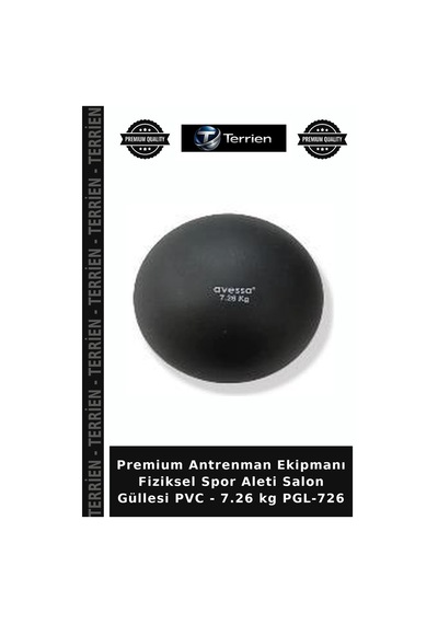 Özel Seri Salon Güllesi Pvc - 7.26 Kg Pgl-726 Spor Aleti Performans Vücut Geliştirme Çok Renkli