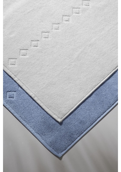Oscuro X Bathmat Sky - Ekstra Yumusak, Modern %100 Pamuk 50X75Cm. Mavi