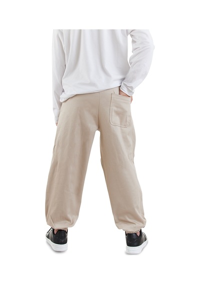 Denokids Erkek Çocuk Bej Gabardin Pantolon Renkli