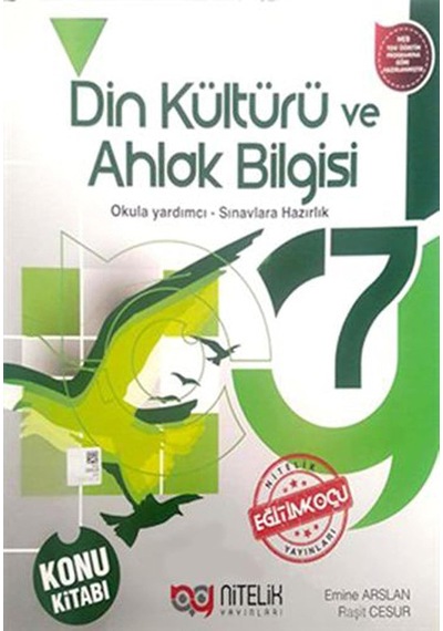 Nitelik Yayınları 7.sınıf Din Kültürü Ve Ahlak Bilgisi Konu Kitabı
