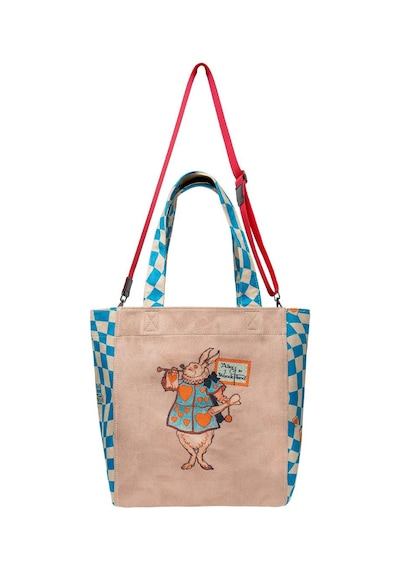 Dogo Kadın Vegan Kahverengi Large Tote Bag - Alice İn Nowhere Tasarım Multicolor