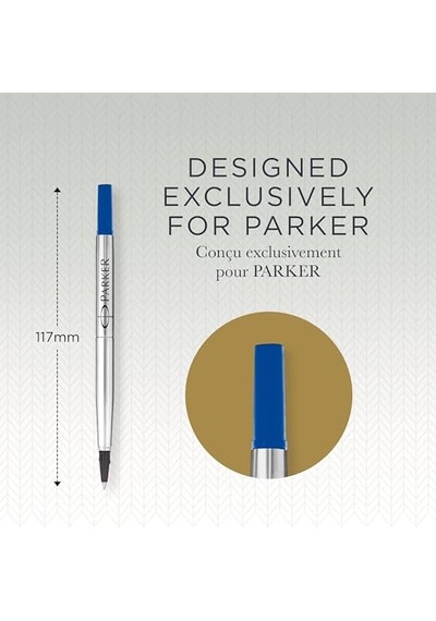 Parker 1950322 Rollerball Kalem Yedeği, İnce Uç, Mavi