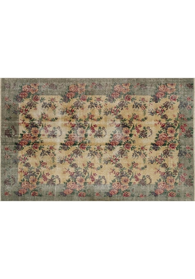 Vintage Eskitme El Dokuma Halı 149 X 230 Cm 10109