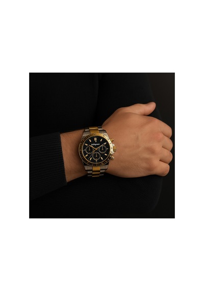 Çelik Rolex Model Kasa Çevirme Detaylı Takvimli Erkek Kol Saati Ekru - 727512854 İki Renk