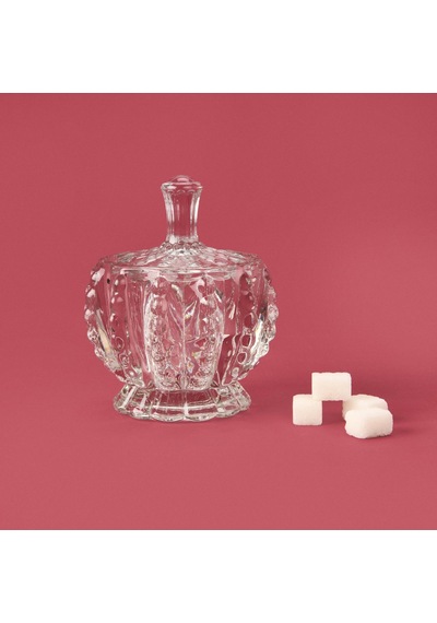 Delii Glass Cam Şekerlik - Şeffaf - 3,5 Cm Çok Renkli