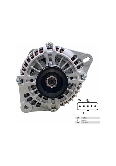 24v Alternatör Dinamo Mıtsubıshı Tipi 130 A 5 Fiş Soketli W-l-ıg . . Ford Cargo