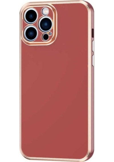 Apple Uyumlu iPhone 13 Pro Max Kılıf Zore Bark Kapak Kahverengi