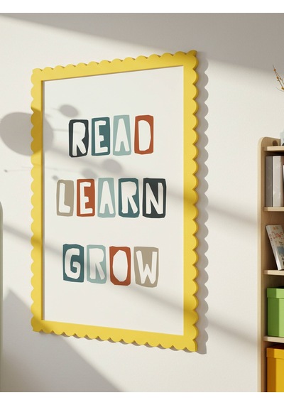 Read Learn Grow Dijital Baskı Poster V1 Çerçevesiz