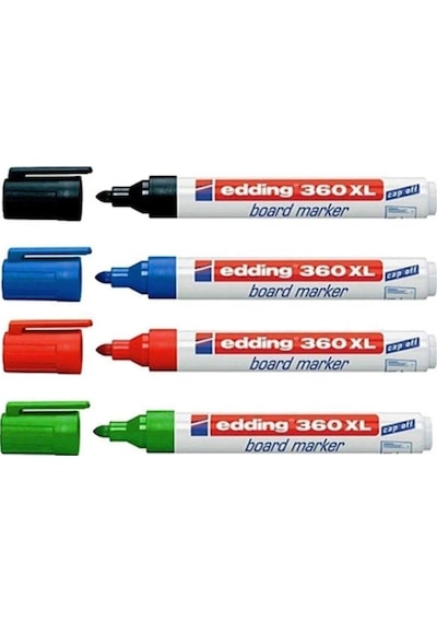 Edding 360 Xl Beyaz Tahta Kalemi 4 Lü Set