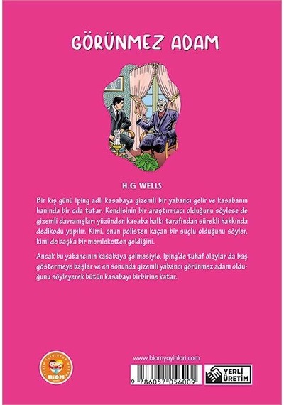 Görünmez Adam - H.G. Wells - Biom Çocuk Klasikleri