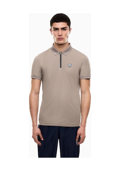 Ea7 8npf13pjrgz-u6167 Train Premium Shield M Erkek Polo Tişört Bej