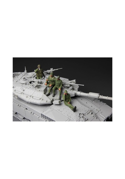 1/35 Idf Tank Mürettebatı 4 Adet Figür Maketi, Meng Hs002