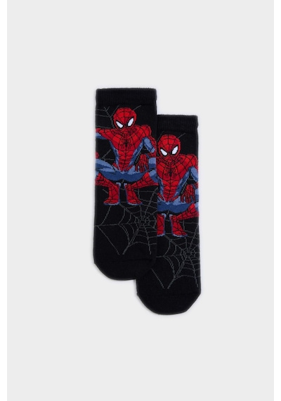 DeFacto Erkek Çocuk Marvel Spiderman 2'li Pamuklu Uzun Çorap E5167A8NSKR1