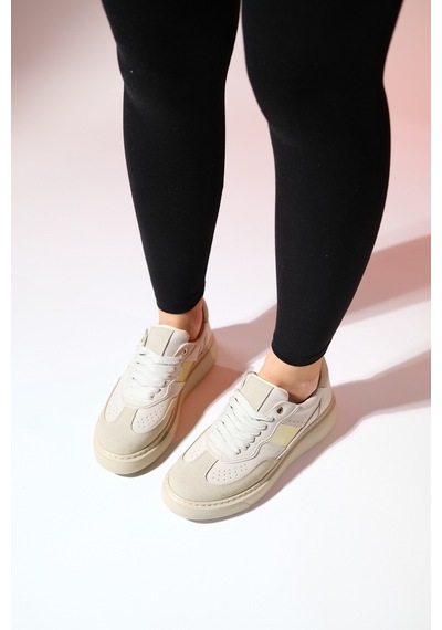Luvishoes Beıce Bej Kadın Spor Ayakkabı Bej