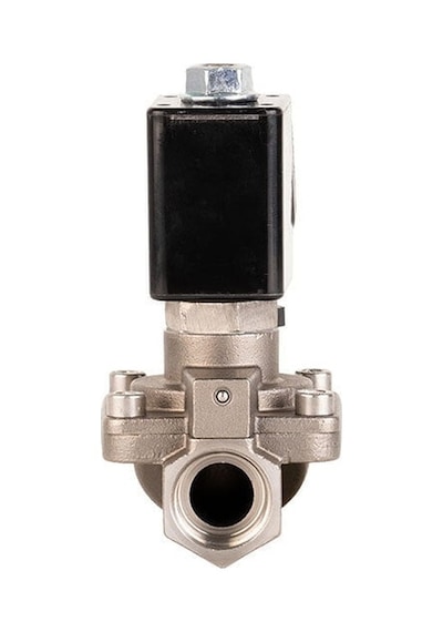 Unox 24v Dc Paslanmaz Kompresör Yüksek Basınç Solenoid Valf Normalde Kapalı 1"(0,5-40 BAR)