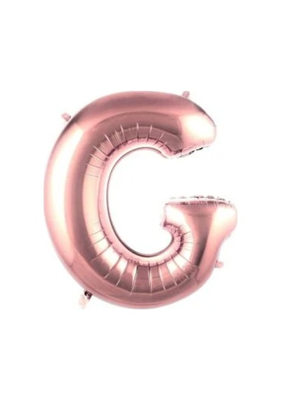 40" Folyo Harf 100cm "g" Rose Gold Rose Gold