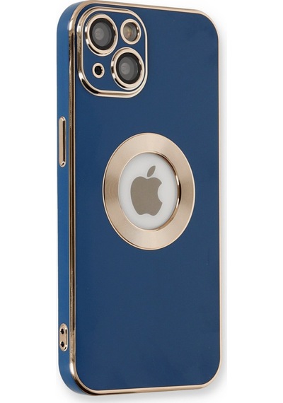 iPhone Uyumlu 14 Plus Kılıf Store Silikon - Mavi Çok Renkli