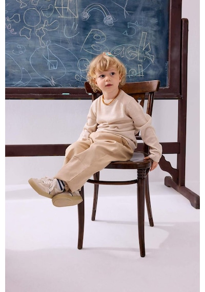 Defacto Esnek Belli Pamuklu Jogger Pantolon Erkek Bebek H9815a526aubg203 Bej-bg203