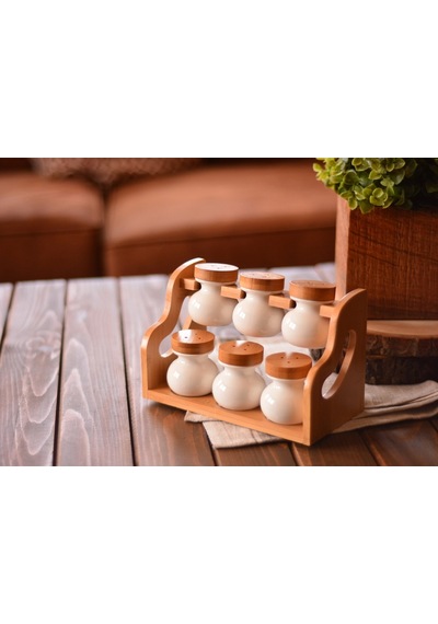 Bambum Pitaz 6Lı Baharat Seti Bambu