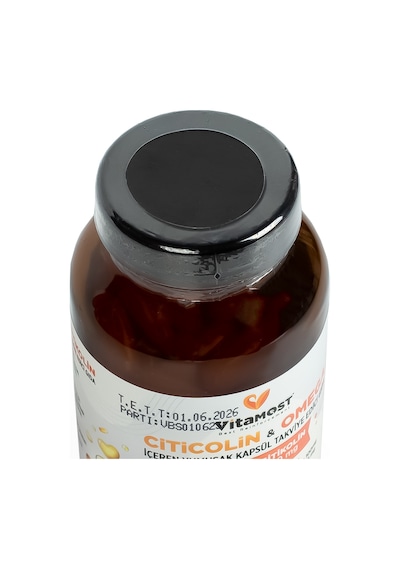 Vitamost Citicolin & Omega Plus 60 Softjel Kapsül