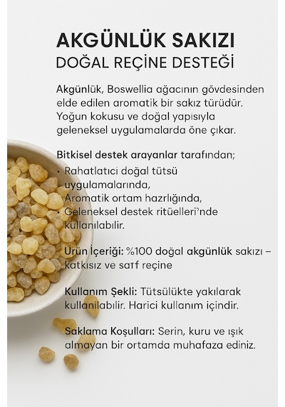 Sultanbahçe Akgünlük Sakızı Günlük Bitkisi Ak Günlük Doğal Ağaç Reçinesi