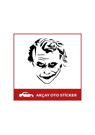 Joker Sticker Joker Araba Sticker Araç Aksesuar Oto Sticker