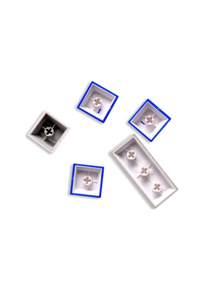 Cherry Double Shot Pbt Full Set Mavi Türkçe Keycap Set