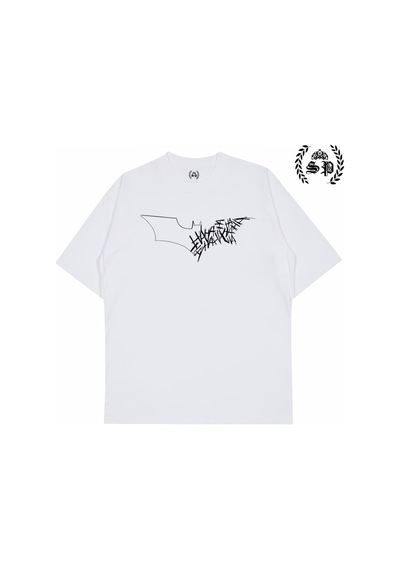Startmore Batman Arkham Knight Vintage Y2k Tee T-shirt Baskılı Ekru
