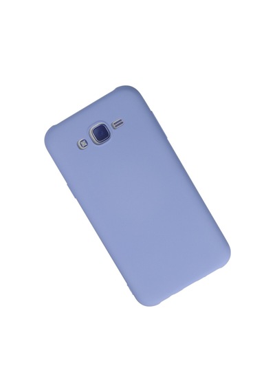 Galaxy J7 Kılıf Nano İçi Kadife Silikon - Lila
