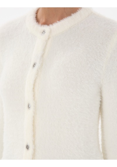 Pierre Cardin Kadın Ekru Hırka Triko 50296579-vr019 Ekru