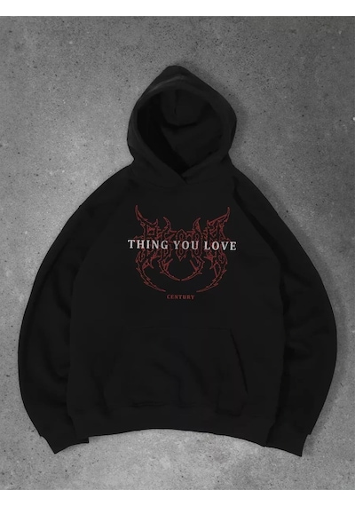 Startmore Unisex Thing You Love Sweatshirt Siyah Siyah