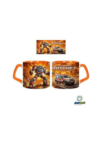 Transformers Ratchet Kupa Bardak Tek Adet 0739 Çok Renkli
