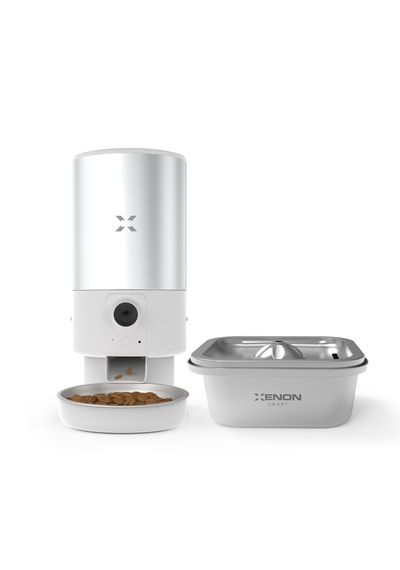 Xenon Smart Akıllı 5lt Kedi Mama Kabı Su Pınarı 2'li Pet Seti
