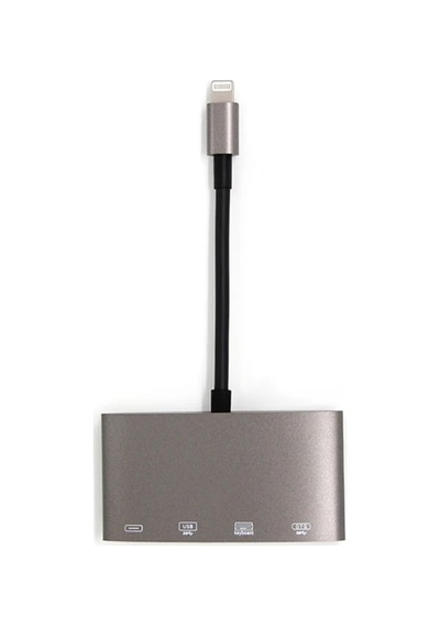 Ally Nk-1040 4in1 Apple Uyumlu iPhone Lightning To Usb Kamera Adaptörü Beyaz
