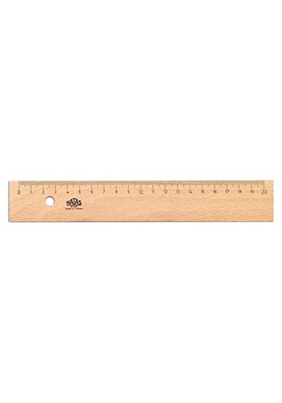 Hatas Cetvel 20cm Takviyesiz Genel