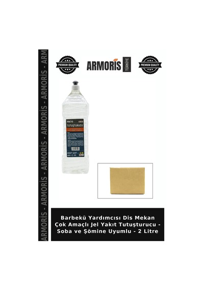 Barbekü Yardımcısı Dis Mekan Çok Amaçlı Jel Yakıt Tutuşturucu - Soba Ve Şömine Uyumlu - 2 Litre