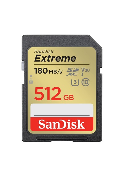 Extreme Sdxc Uhs-ı Hafıza Kartı 512 Gb V30, 180 Mb/s Aktarım, U3, 4k Uhd Videolar, Quickflow Teknolojisi, Su Geçirmez, Darbeye Dayanıklı, Isıya Dayanıklı