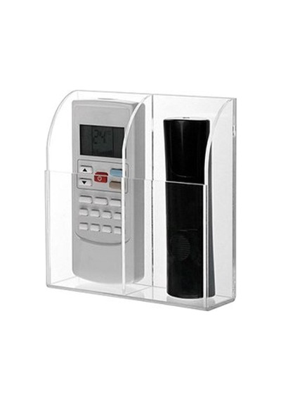 Tv & Klima Kumanda Organizer 2 Kumanda Kapasiteli Akrilik 10 X 15 Gri Diğer