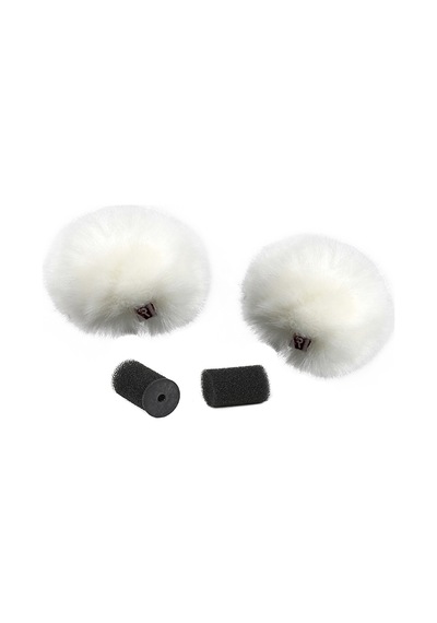 Rycote 065557 Ristretto Beyaz Renk Yaka Mikrofonu Rüzgar Koruyucu