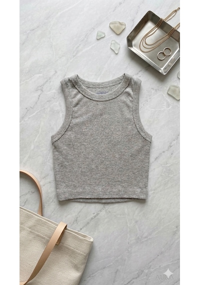 Elmas Kids Kız Çocuk Kaşkorse Crop Elm-a-99 Gri