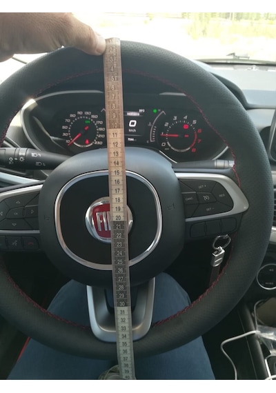 Fiat Fiorino Doblo 11 Cm Üniversal Dikmeli Direksiyon Kılıfı Der Siyah
