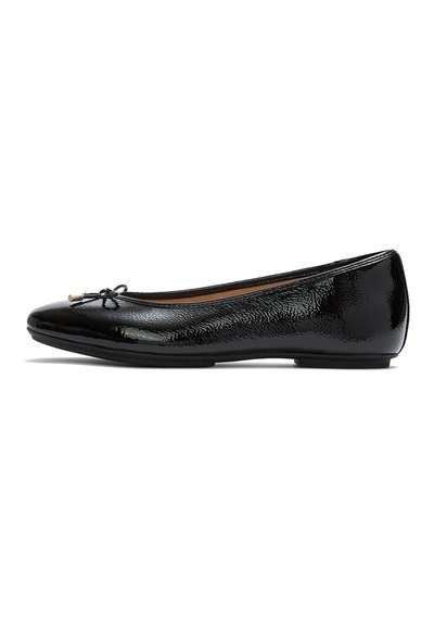 001 Black Babet Kadın Diğer A0k-001/e19 Fitflop Delıcato Bow Soft Leather Ballet Flats siyah