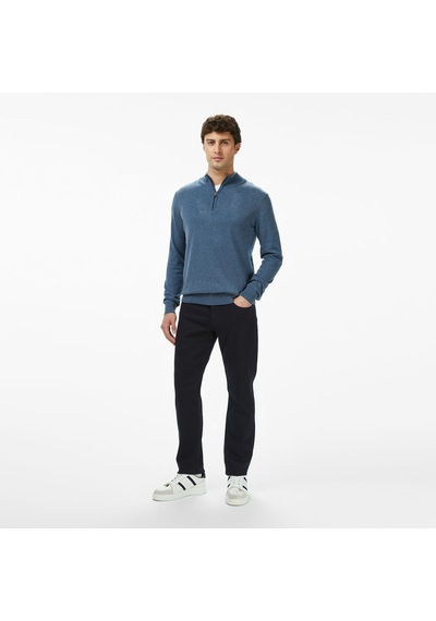 Nautica Erkek Mavi Classic Fit Kazak Düz S57104t Mavi