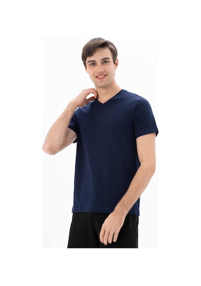 AR-MA Arma Erkek Slim Fit V Yaka Tişört Y25344452801 Lacivert